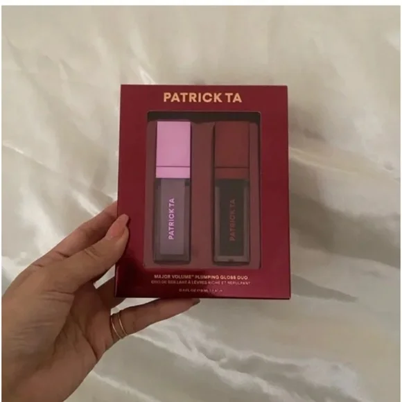 🪞 NEW patrick ta major volume plumping effect gloss duo gloss limited boxed set